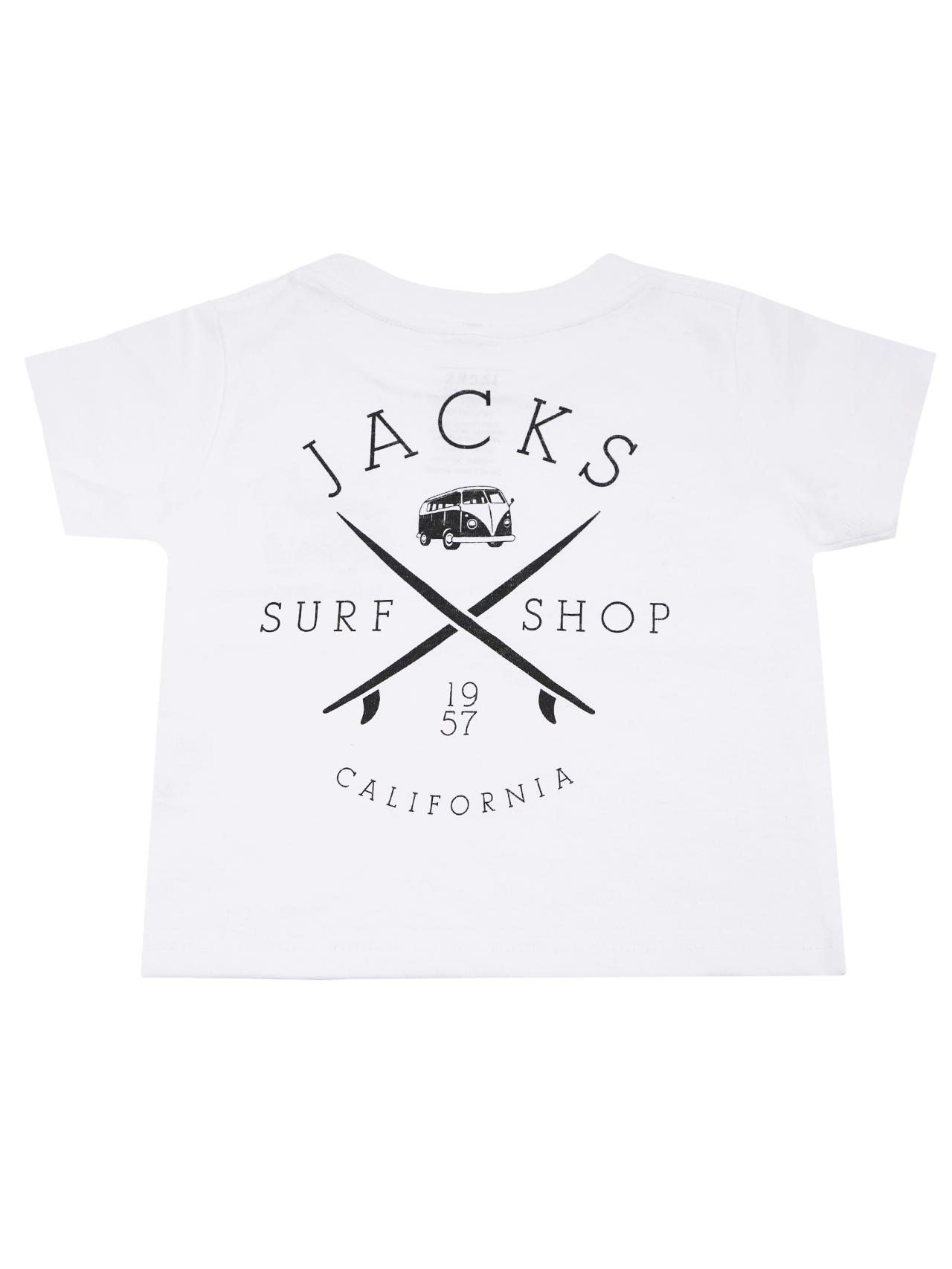 Jack's Surfboards Bus Stop (2-7) Little Dude S/S T-Shirt 23' - White