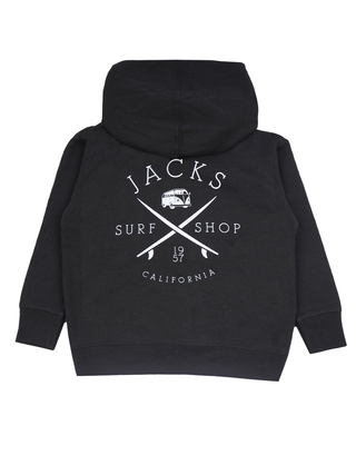 Jack's Toddler's (2-7) Bus Stop Zip-Up Hoodie- Black