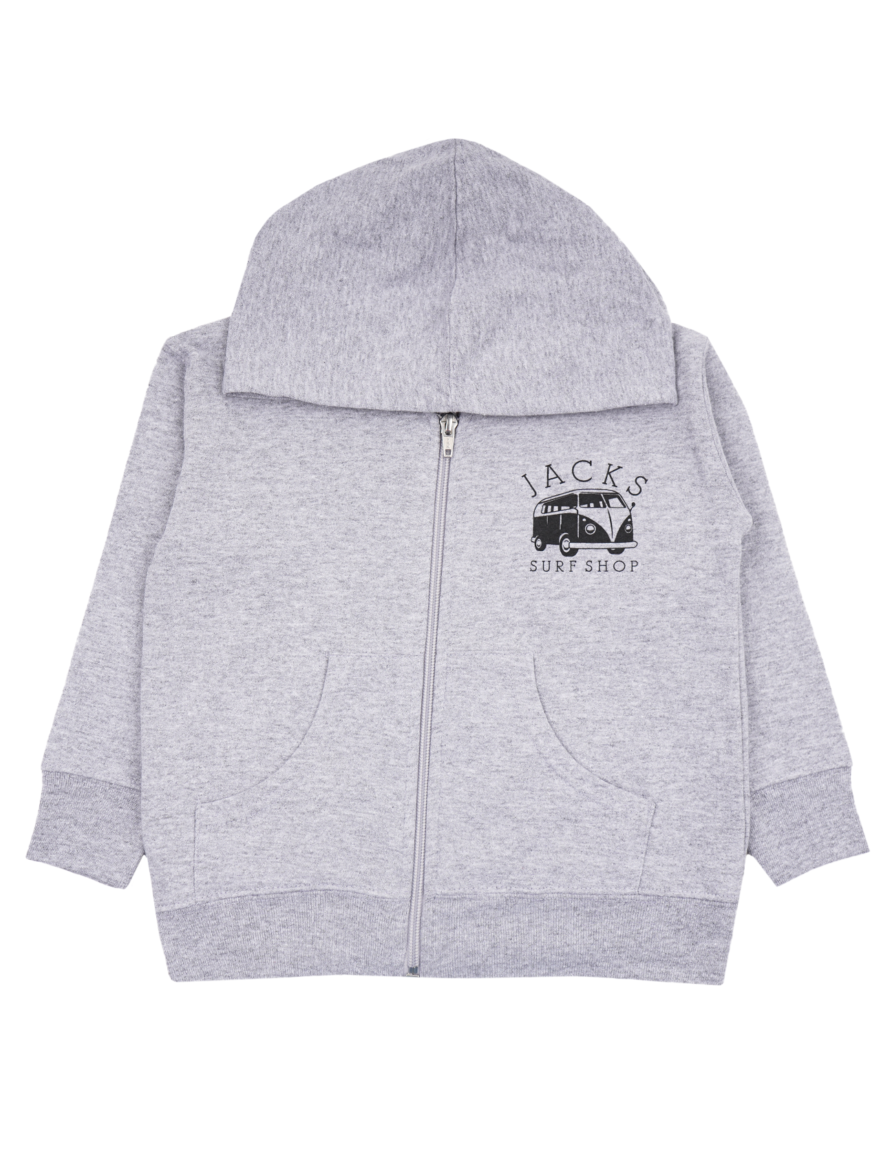 Jack's Toddler's (2-7) Bus Stop Zip-Up Hoodie- grey