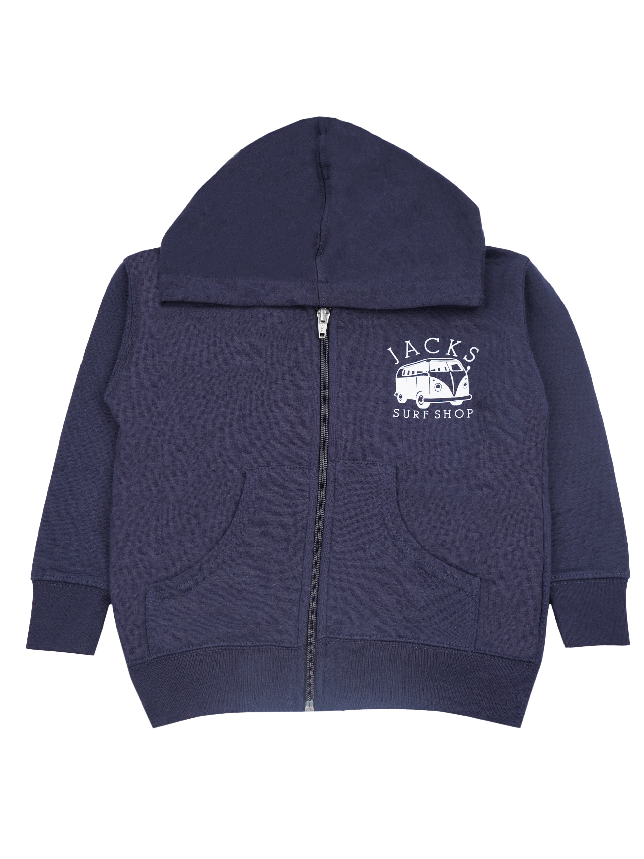 Jack's Toddler's (2-7) Bus Stop Zip-Up Hoodie- Navy