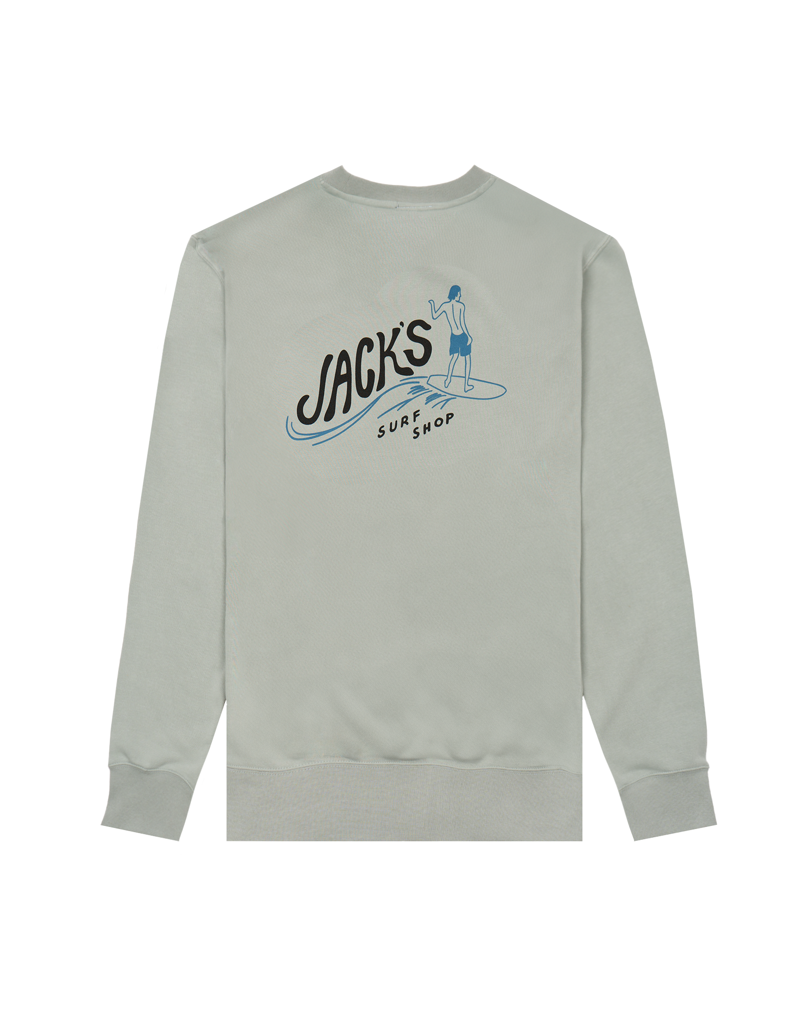 Bobber Pigment Dye L/S Crewneck Sweatshirt - Pigment Sage 