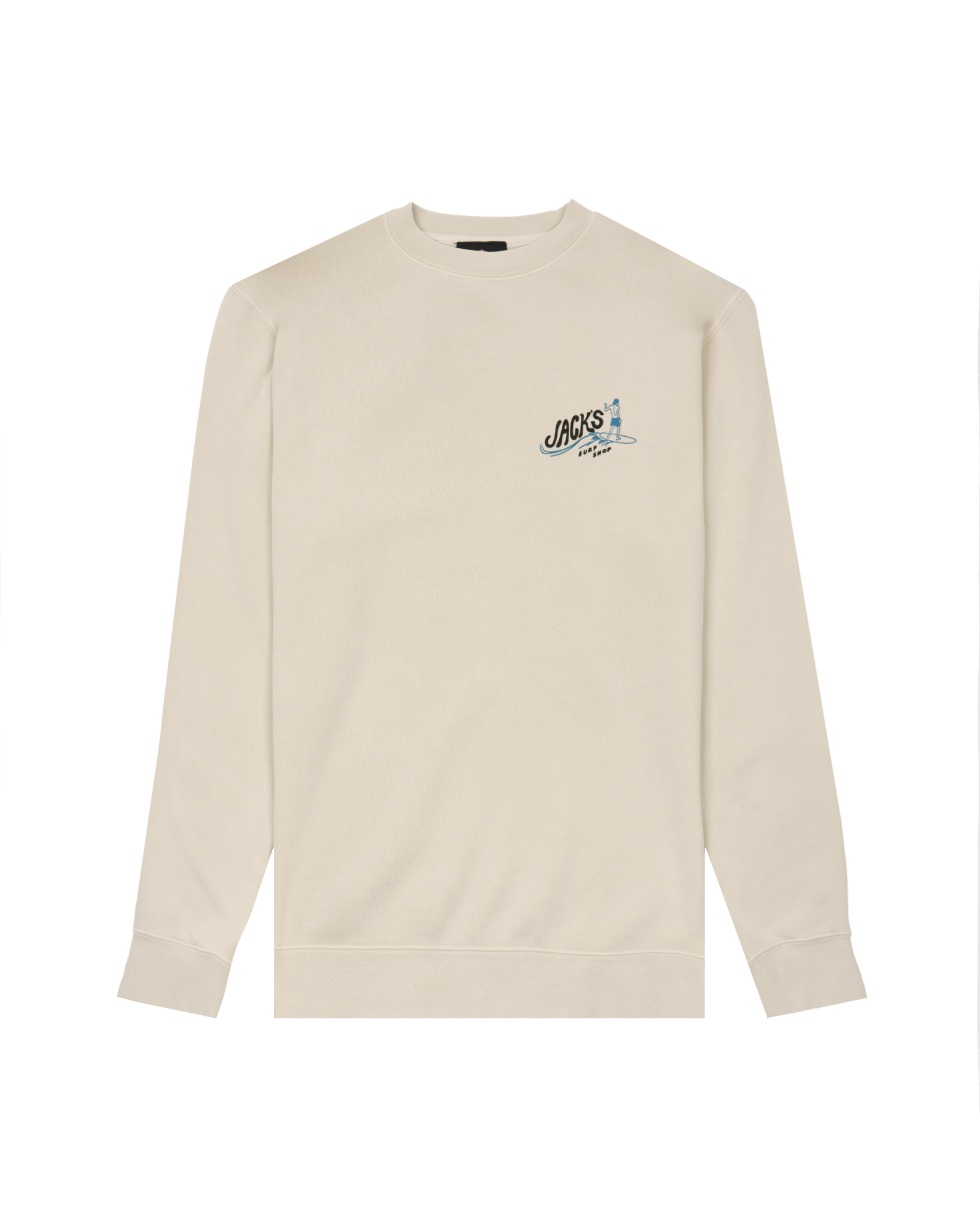 Bobber Pigment Dye L/S Crewneck Sweatshirt - Pigment Cement 