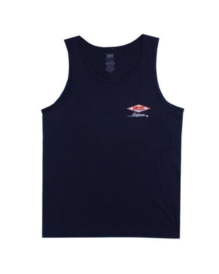 Jack's Surfboards Cal Diamond Tank Top - Navy