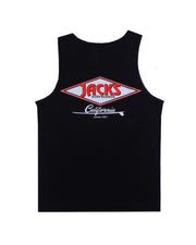 Cal Diamond Tank Top - Black