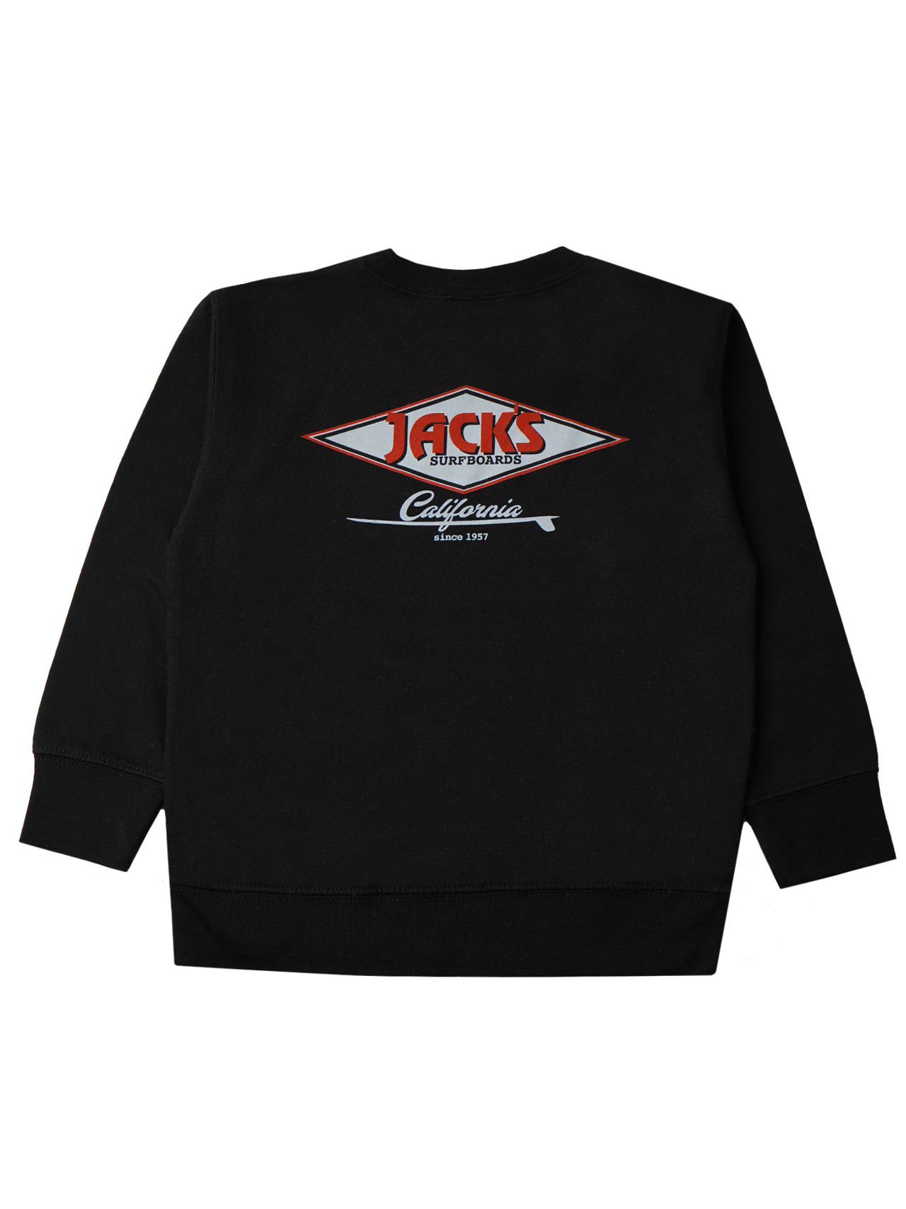 Jack's Surfboard's Toddler's (2-7) Cal Diamond Crewneck Sweatshirt - Black