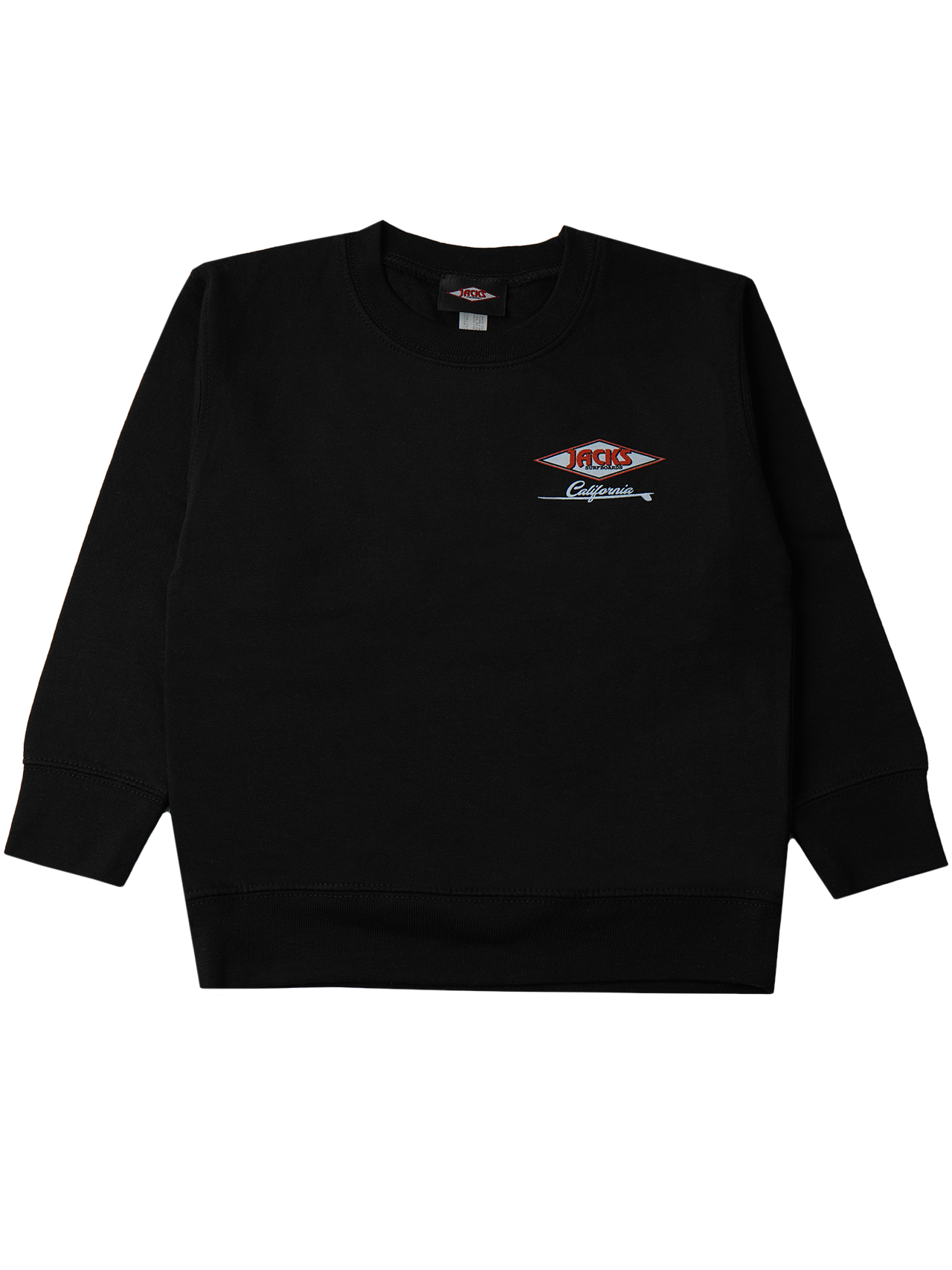 Jack's Surfboard's Toddler's (2-7) Cal Diamond Crewneck Sweatshirt - Black