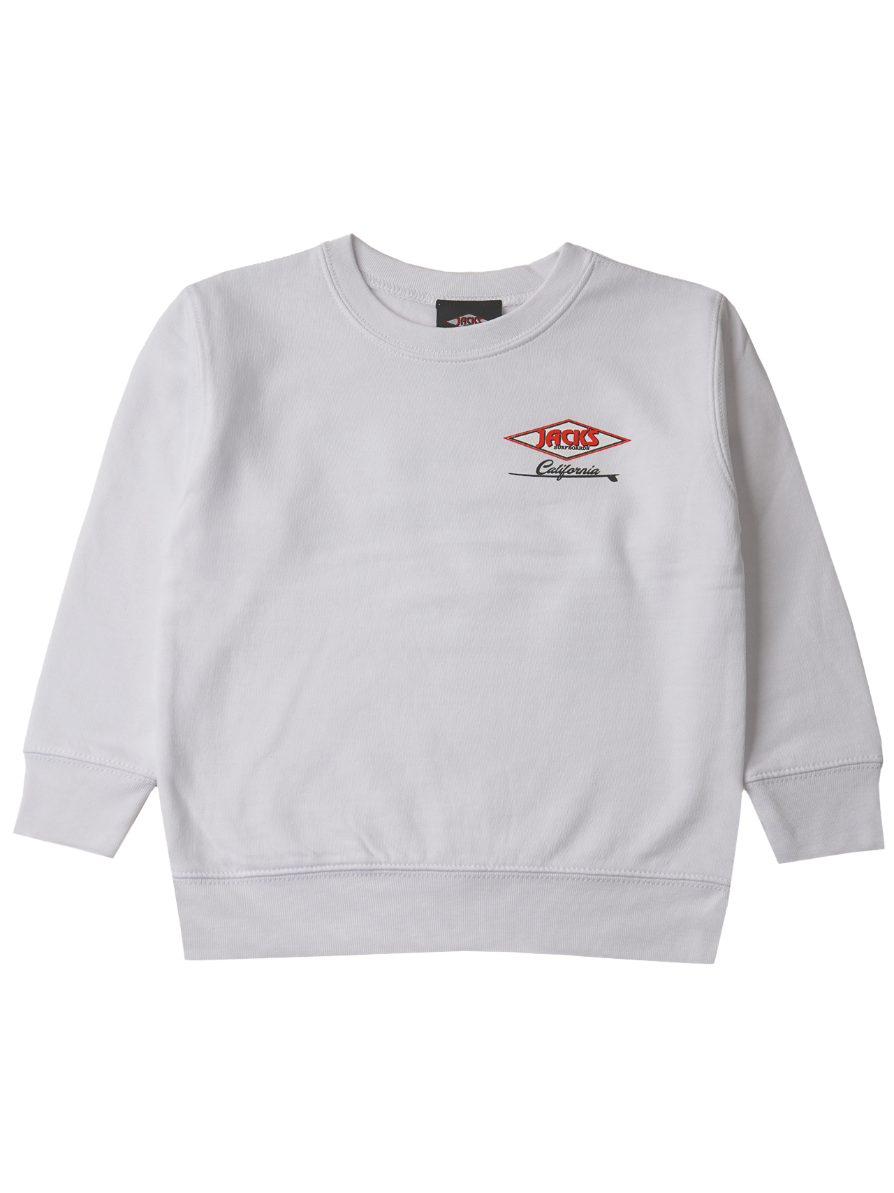 Jack's Surfboard's Toddler's (2-7) Cal Diamond Crewneck Sweatshirt - White