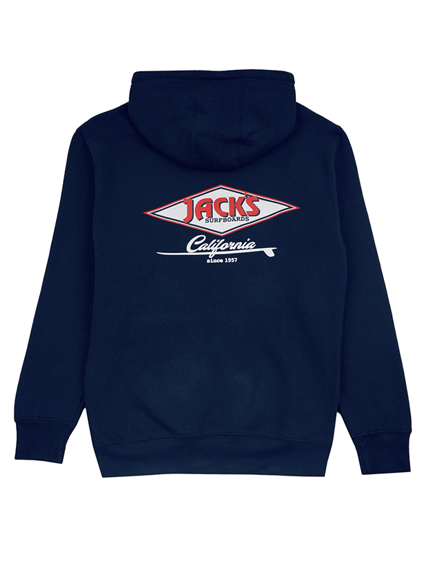 Jack's Surfboard's Men's Cal Diamond Classic Pullover - Navy