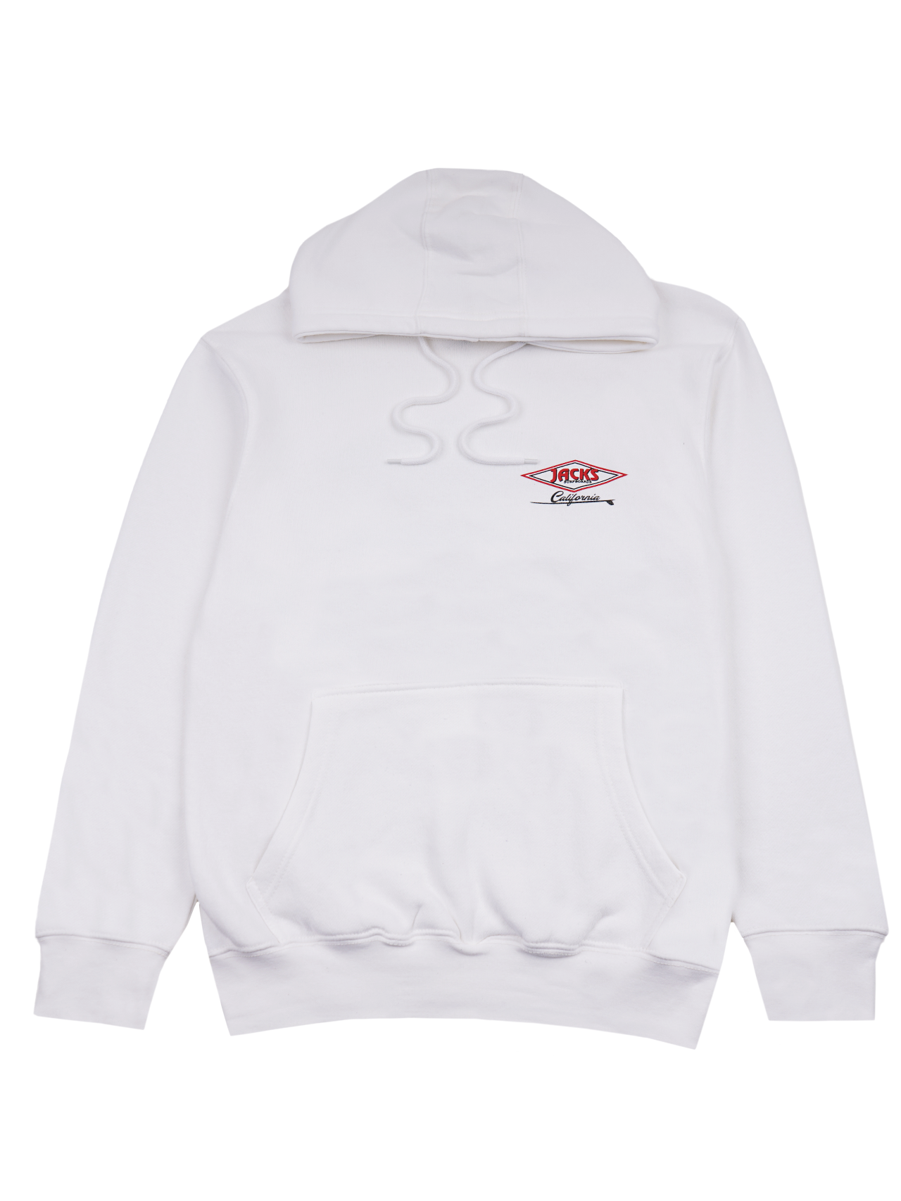 Jack's Surfboard's Men's Cal Diamond Classic Pullover - White