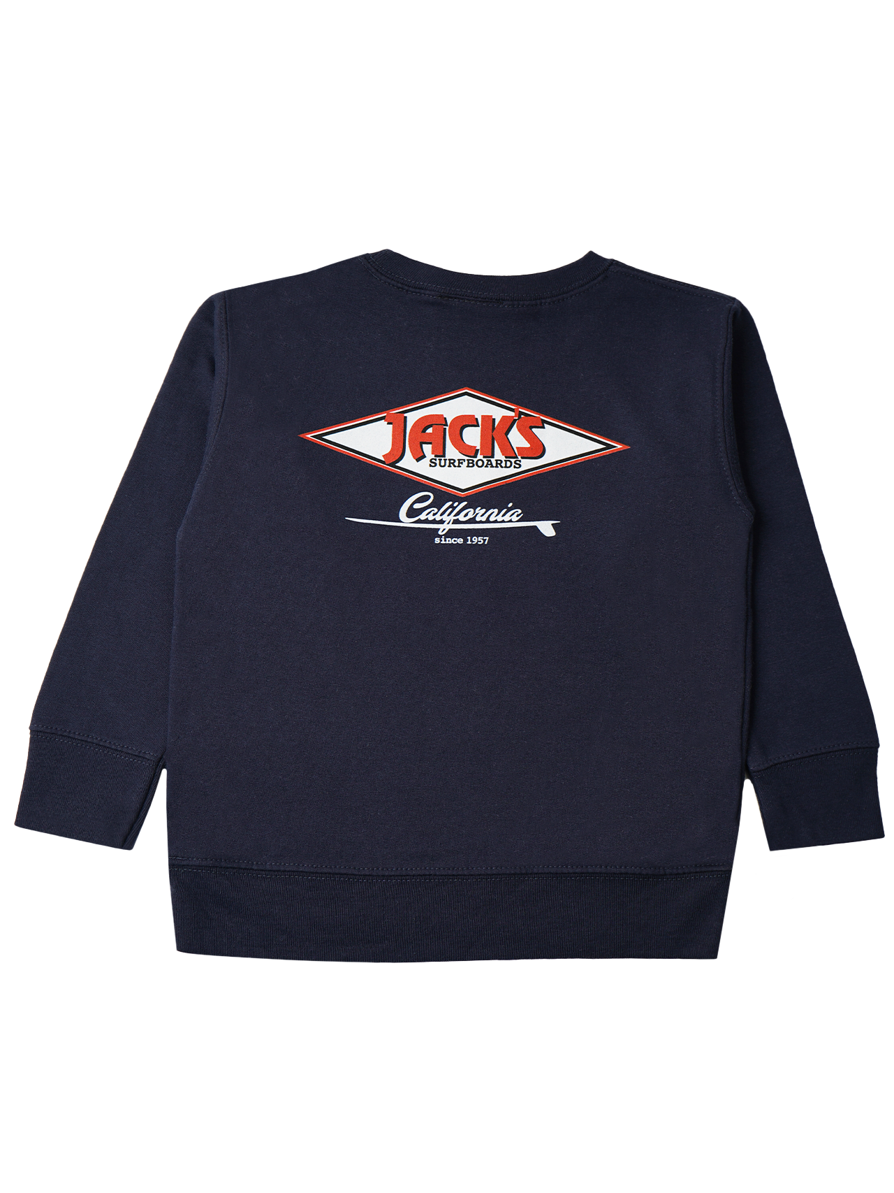 Jack's Surfboard's Toddler's (2-7) Cal Diamond Crewneck Sweatshirt - Navy