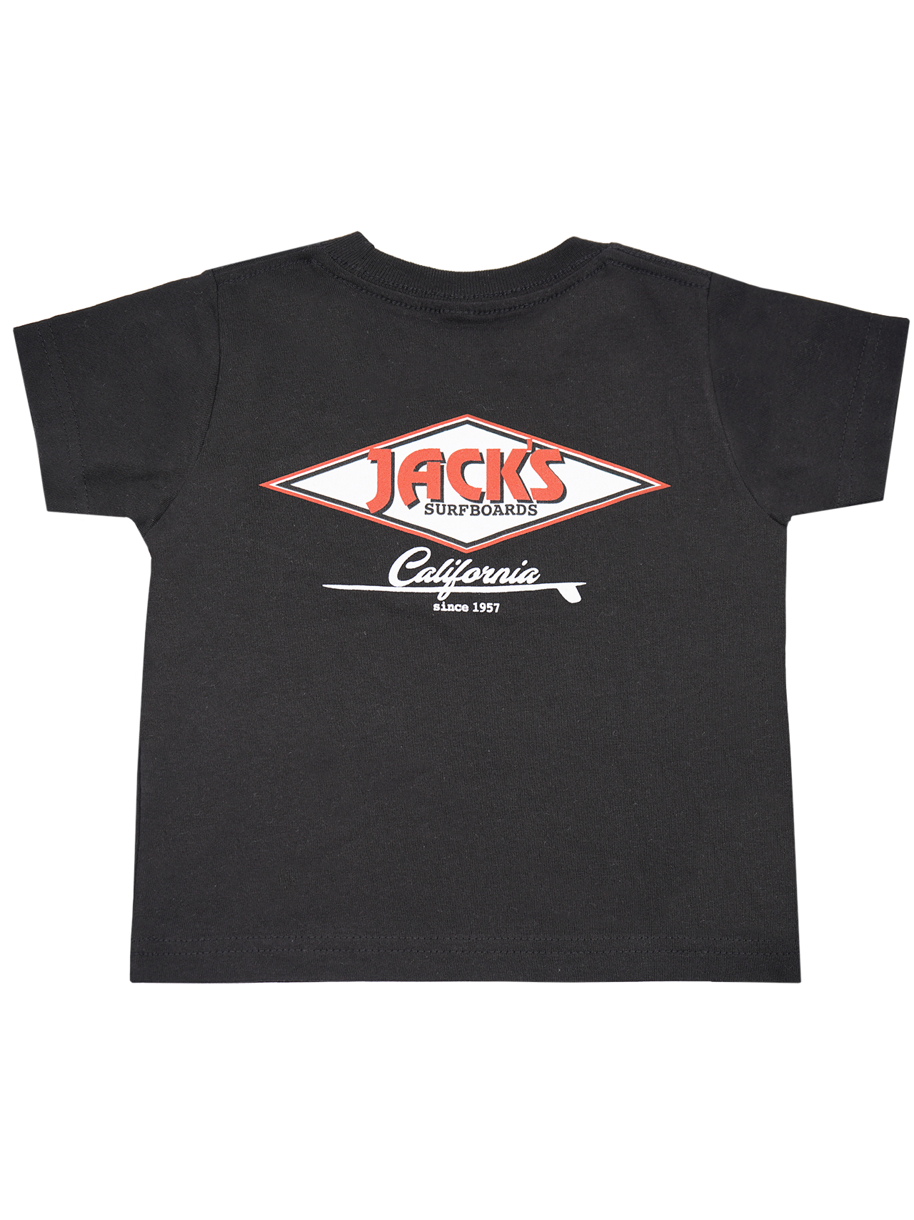 Jack's Surfboards Cal Diamond (2-7)T-Shirt 23'- Black