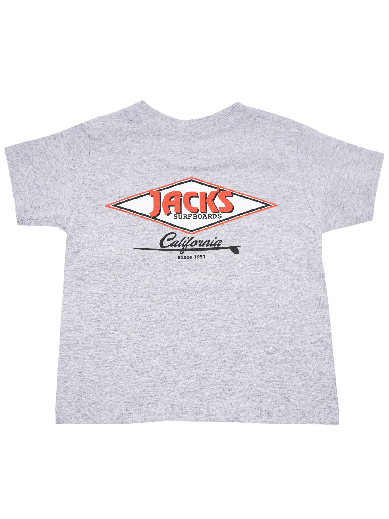 Jack's Surfboards Cal Diamond (2-7)T-Shirt 23'- Heather Grey