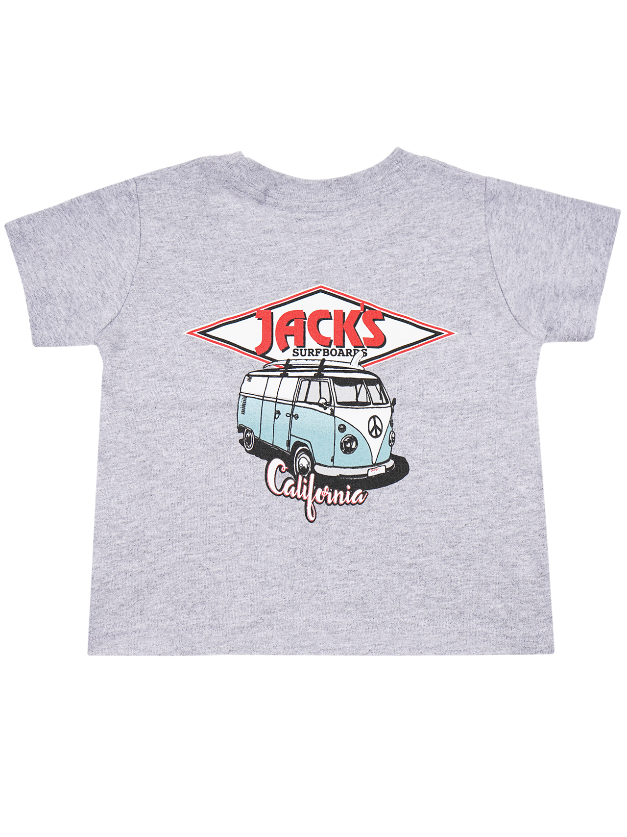 Jack's Surfboards Cal Diamond Transport (2-7) S/S T-Shirt 23 - Heather Grey