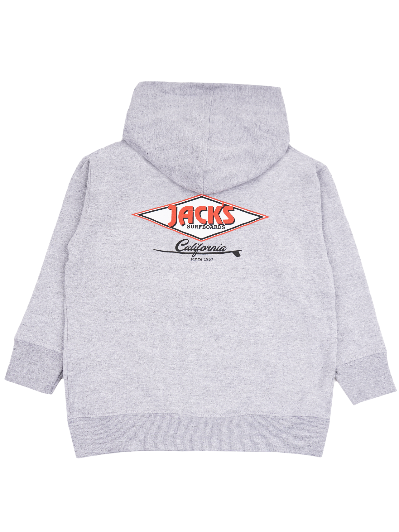 Jack's Toddler's (2-7) Cal Diamond Zip-Up Hoodie- Heather Grey