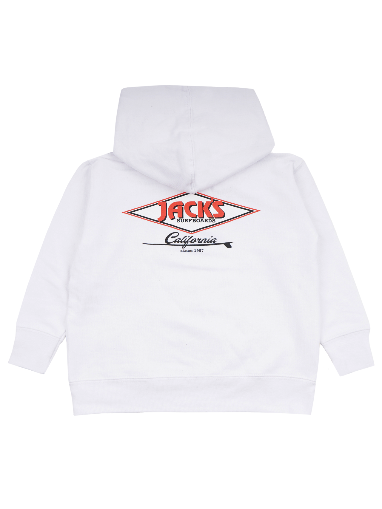 Jack's Toddler's (2-7) Cal Diamond Zip-Up Hoodie- White