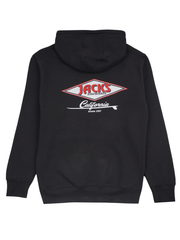 Jack's Surfboard's Men's Cal Diamond Classic Pullover - Black