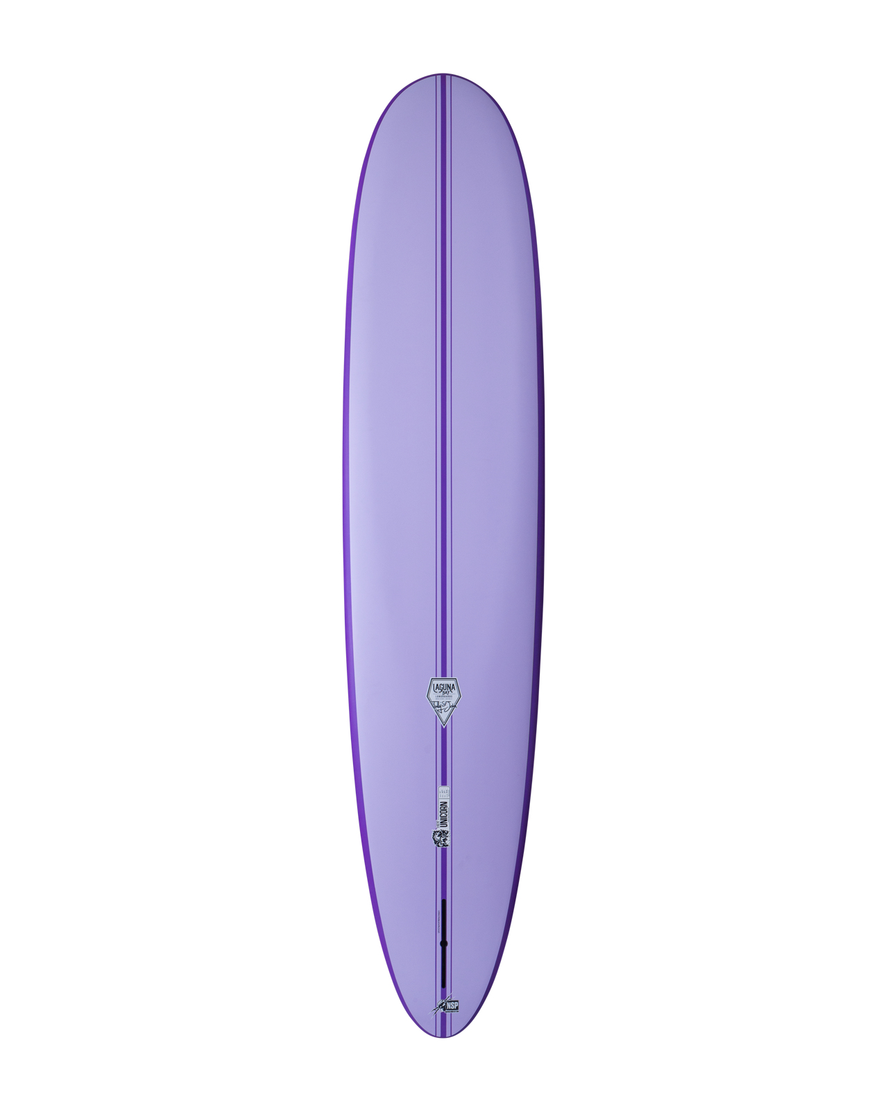 NSP Unicorn HDT Longboard Surfboard- Purple Rain