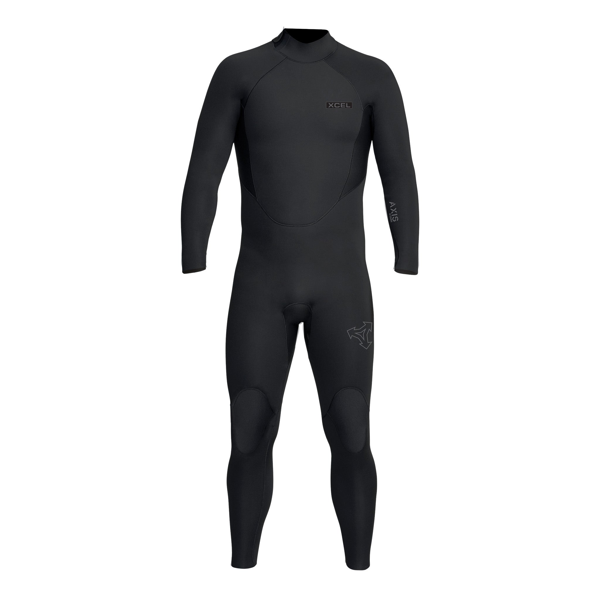 Men's Axis Back Zip Full Wetsuit 3/2mm - Black