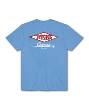 Cal Diamond CF (Classic Fit) S/S Tee - Cobalt Blue