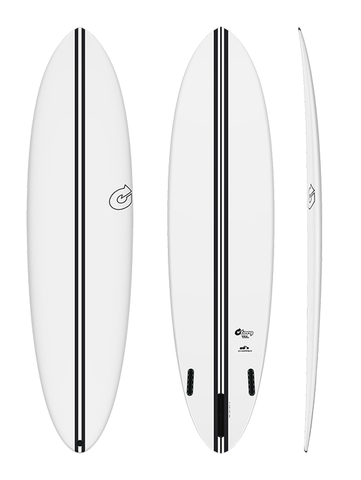 Torq TEC Chopper Surfboard-White