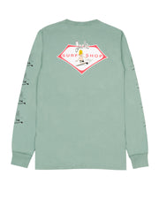 Jacks Surfboard's Circa 57 Sleeved Pigment Long Sleeve Tee - Cypress