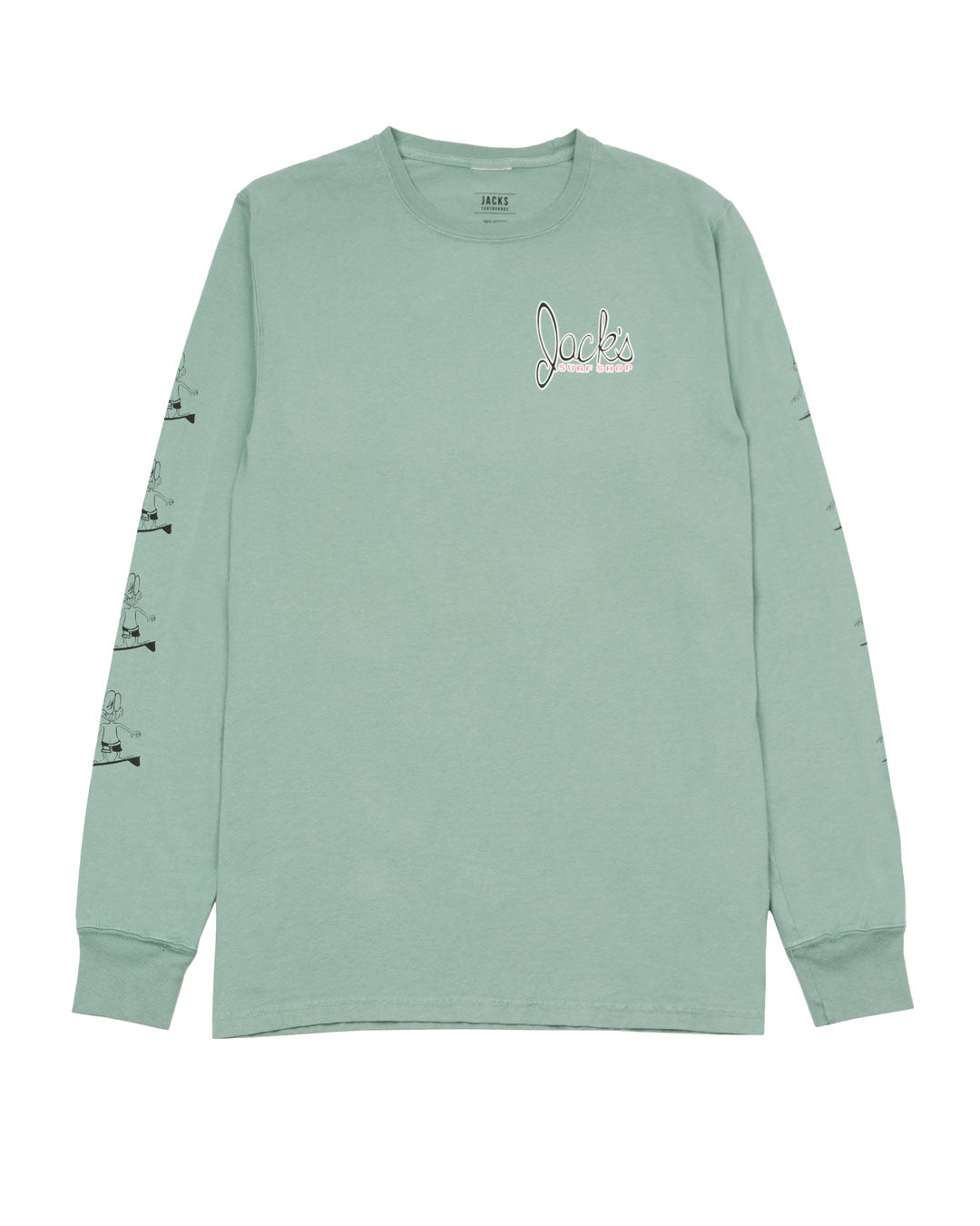 Jacks Surfboard's Circa 57 Sleeved Pigment Long Sleeve Tee - Cypress