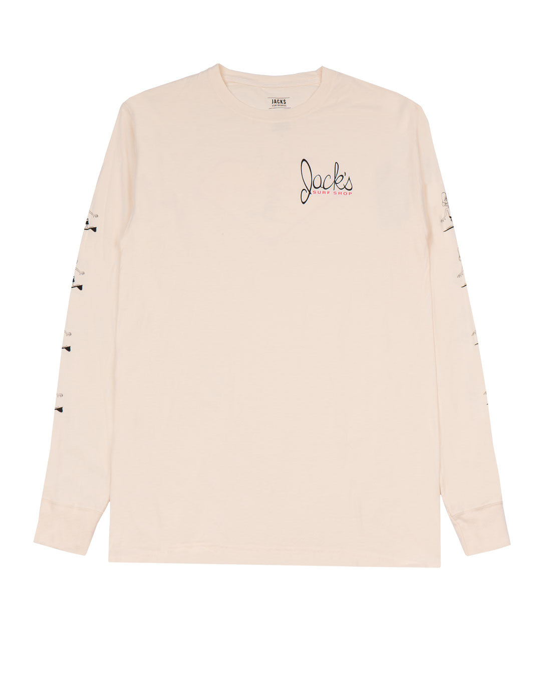 Jacks Surfboard's Circa 57 Sleeved Pigment Long Sleeve Tee - Parchment