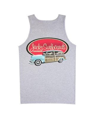 Jack's Surfboards Men's Country Squire Tank Top - Heather Grey