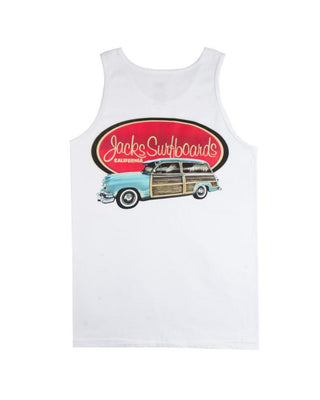 Jack's Surfboards Men's Country Squire Tank Top - White