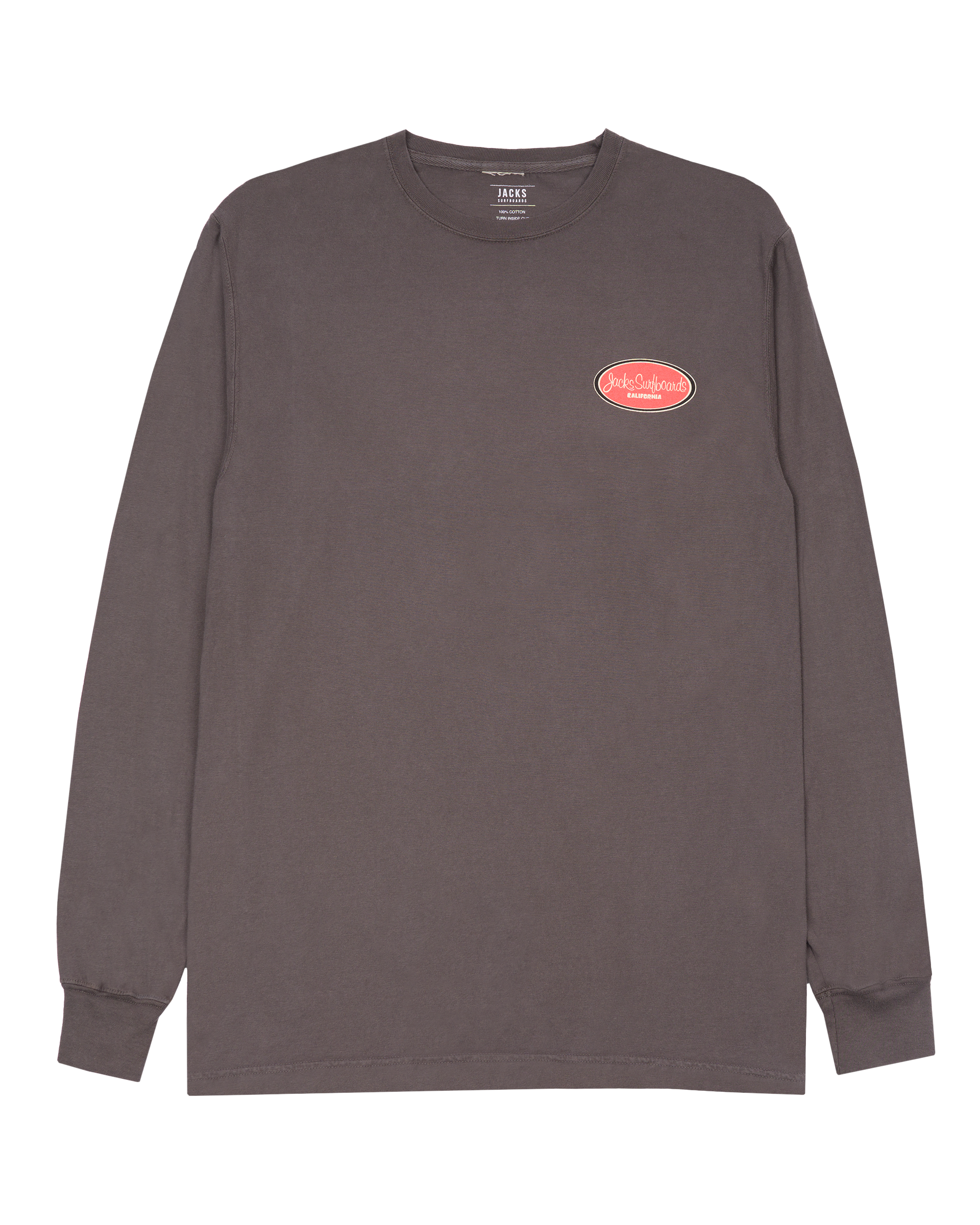 Jacks Surfboard Country Squire Pigment Long Sleeve Tee - Railroad Grey