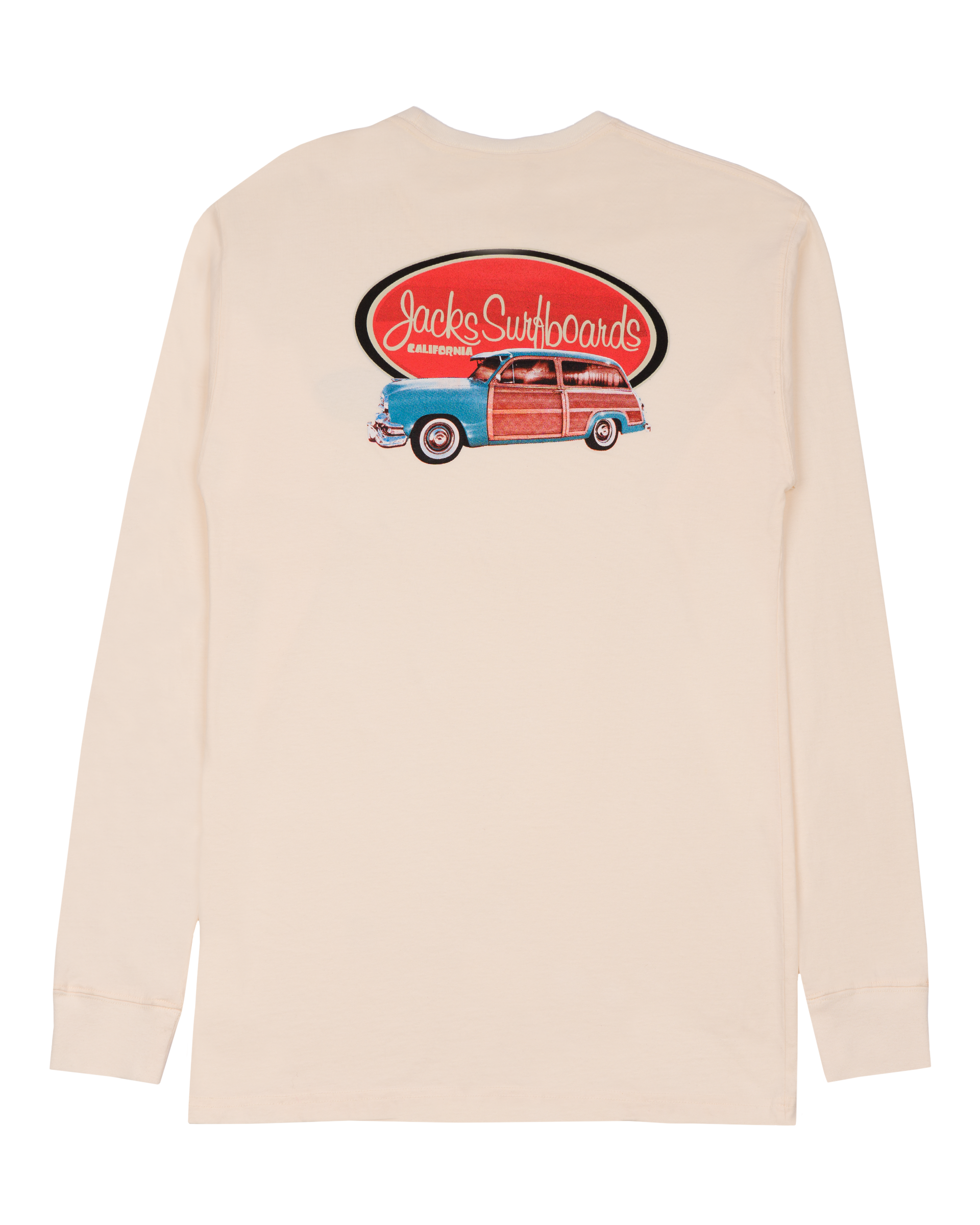 Jacks Surfboard Country Squire Pigment Long Sleeve Tee - Parchment