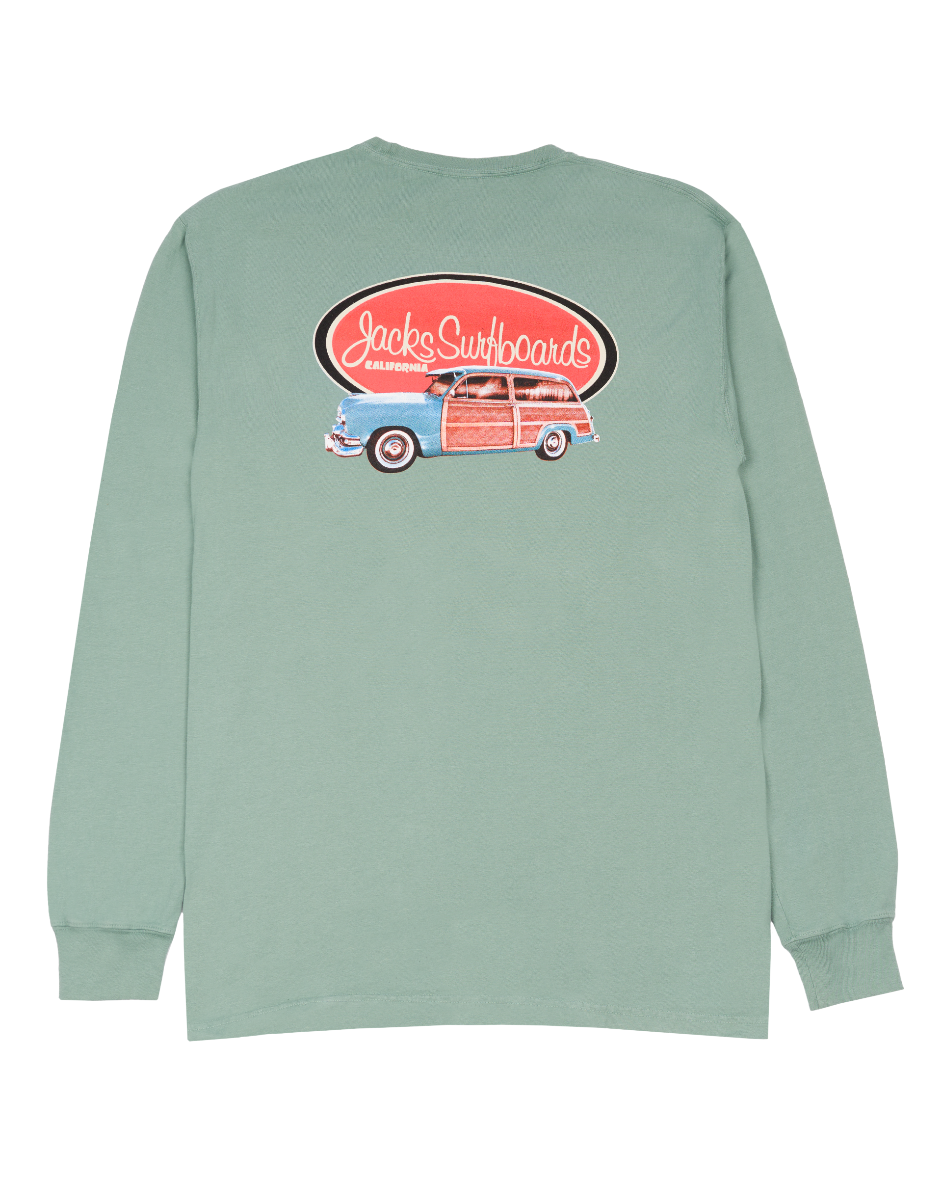 Jacks Surfboard Country Squire Pigment Long Sleeve Tee - Cypress