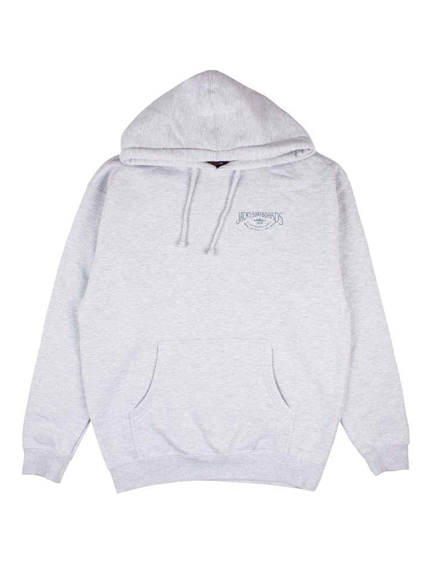 Jacks Surfboards Men's Crescent Hoodie 2023- heather gray 