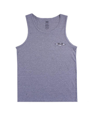 Crystal Wave Tank Top - Athletic Heather Grey