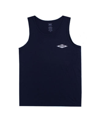 Crystal Wave Tank Top - Navy