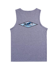 Crystal Wave Tank Top - Athletic Heather Grey