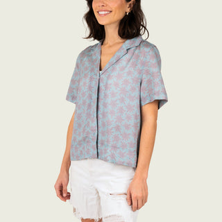 Marsh Wear Women's Hagood Boxcut Short Sleeve Shirt - Trellis