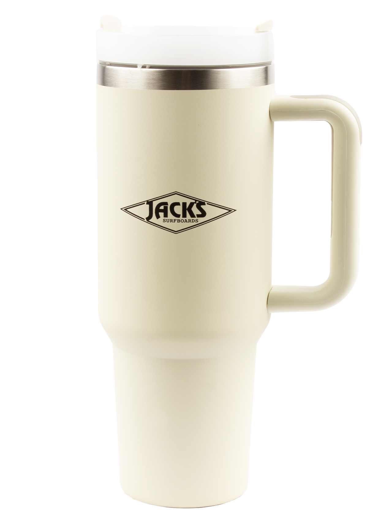 Jack's Surfboards Diamond Tumbler- Cream