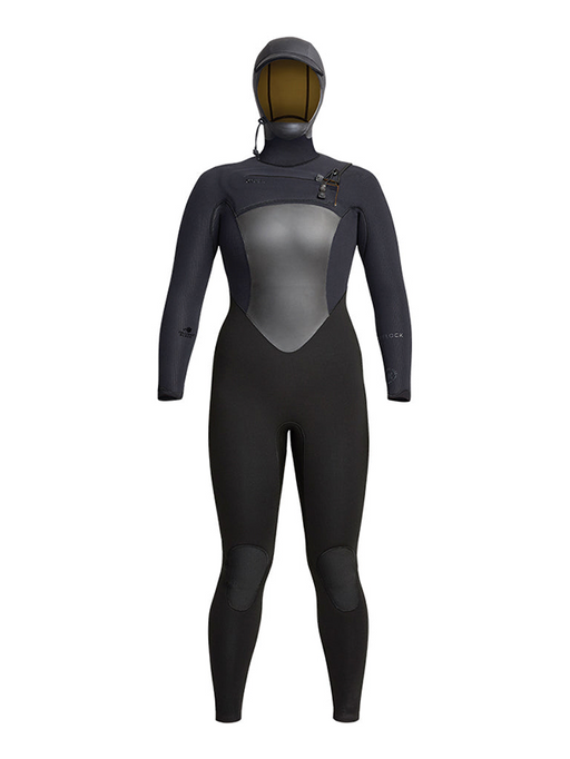 Women's Drylock 6/5mm Front Zip Hooded Full Wetsuit