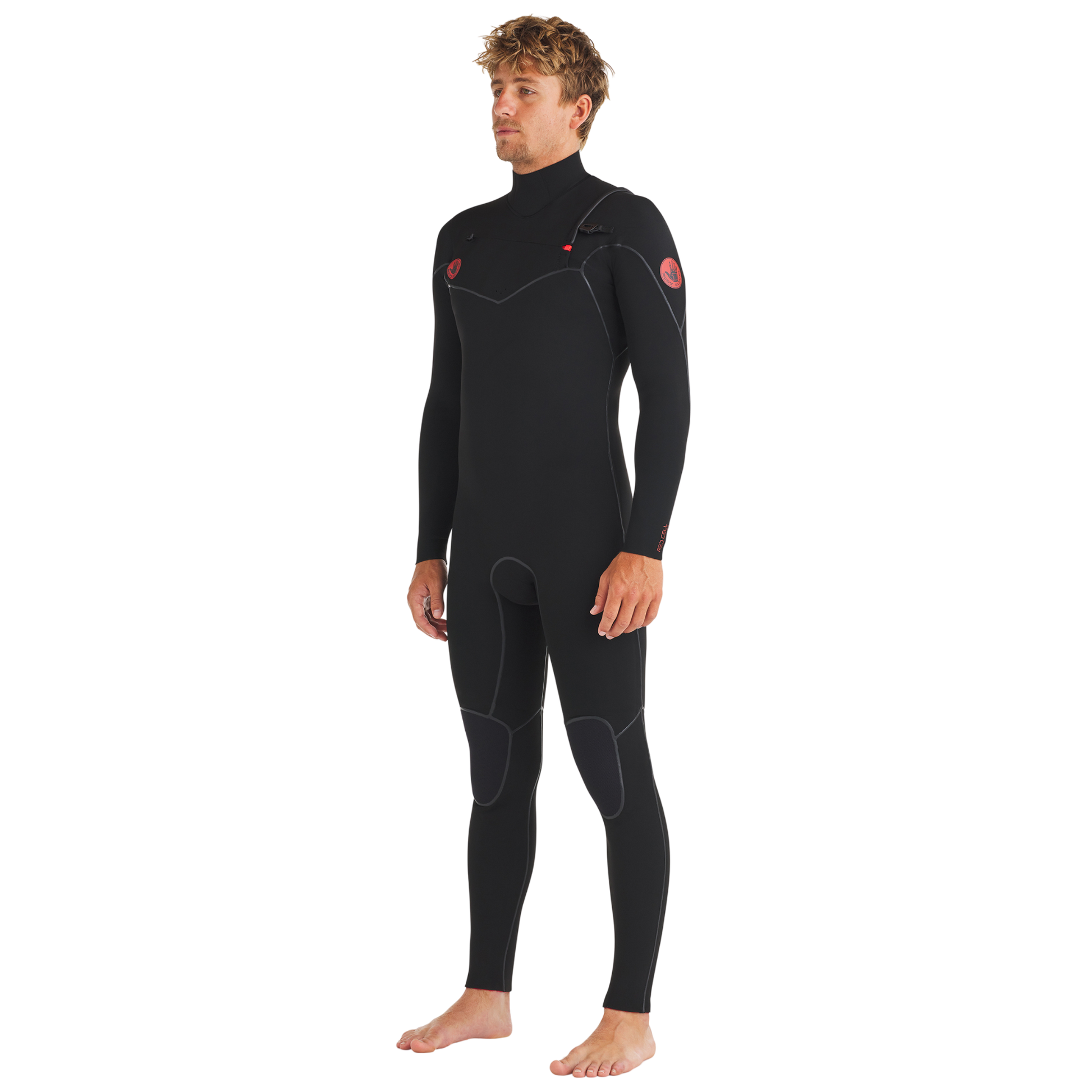 Body Glove Men's 4/3mm Red Cell Chest-Zip Fullsuit - Black
