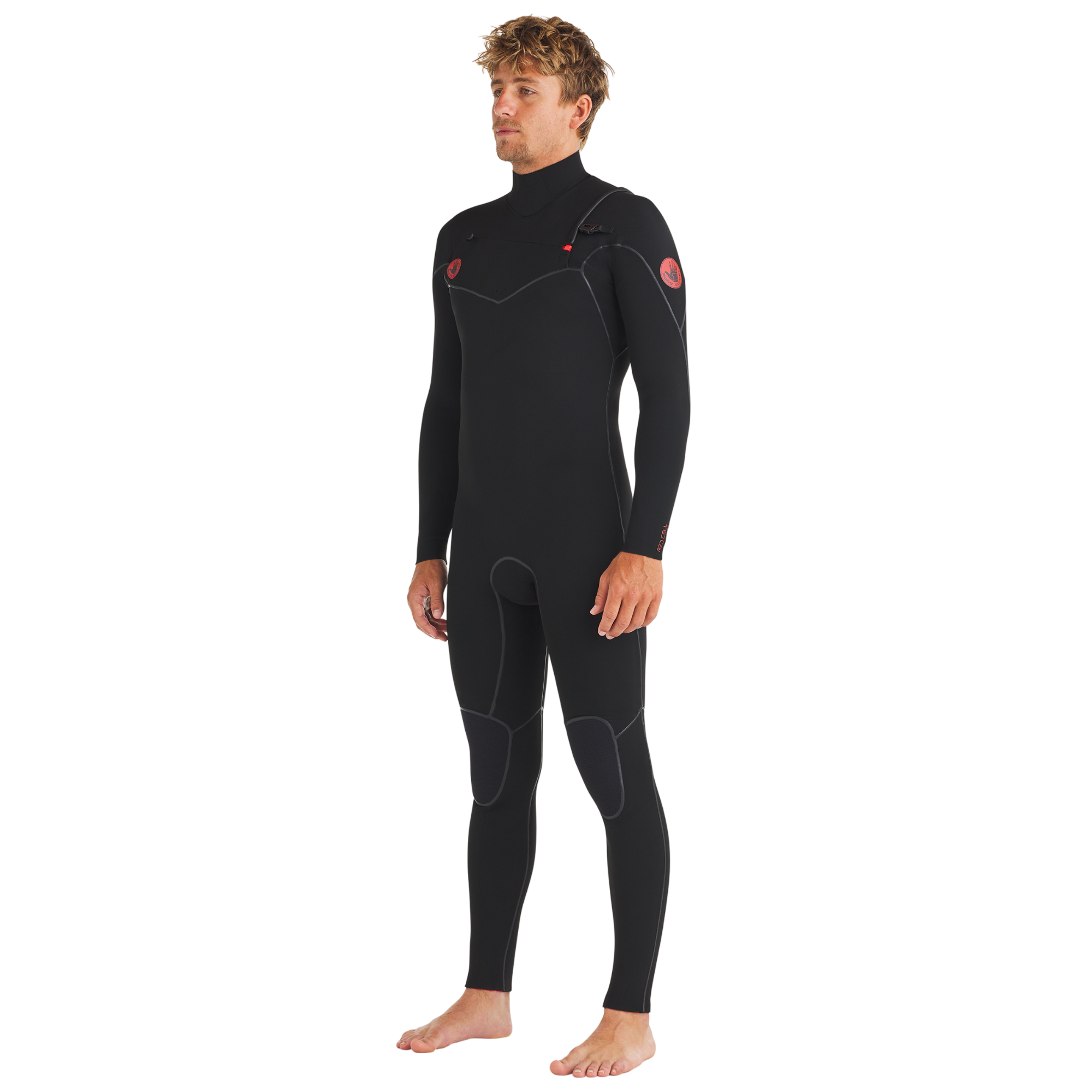 Body Glove Men's 4/3mm Red Cell Chest-Zip Fullsuit - Black