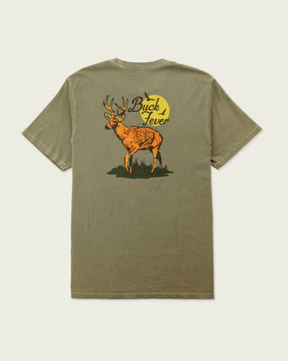 Marsh Wear Men's Buck Fever Short Sleeve T-Shirt - Vintage Moss