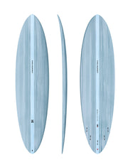 Thunderbolt x Harley Ingleby Thunderbolt Red Tech Mid 6 Mini Surfboard- Light Blue
