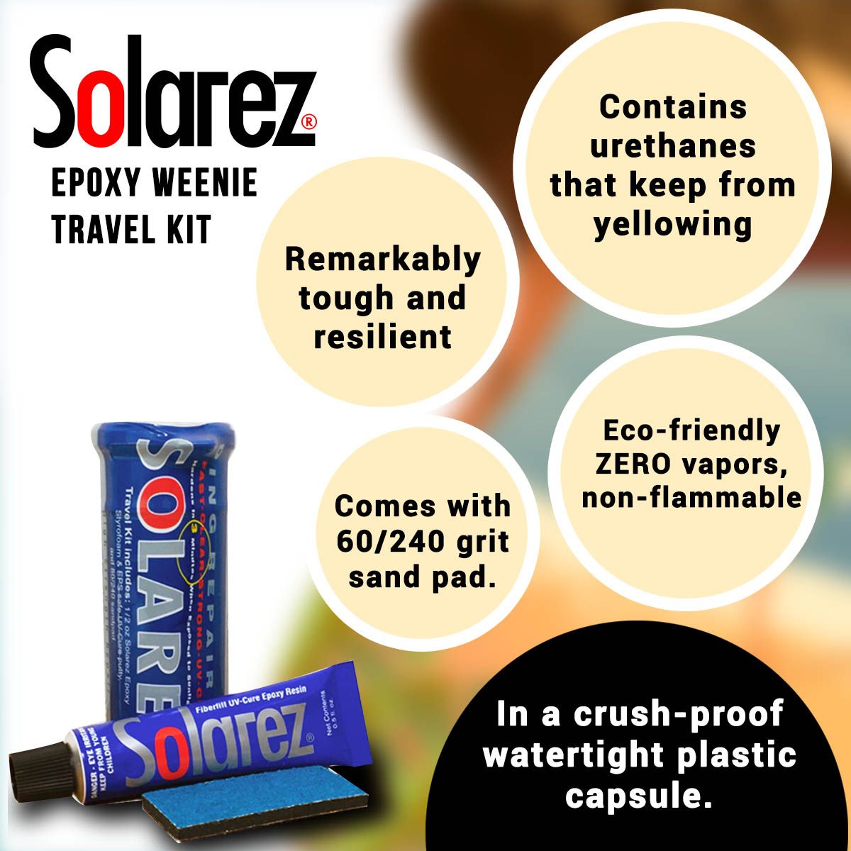 Solarez Epoxy Weenie Travel Kit