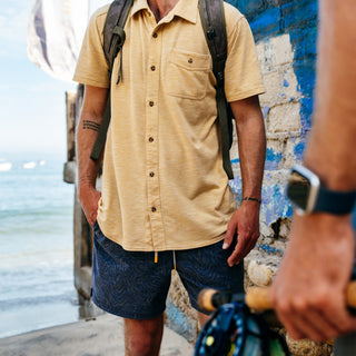 Marsh Wear Men's Coffin Point Woven Shirt - Wheat Heather