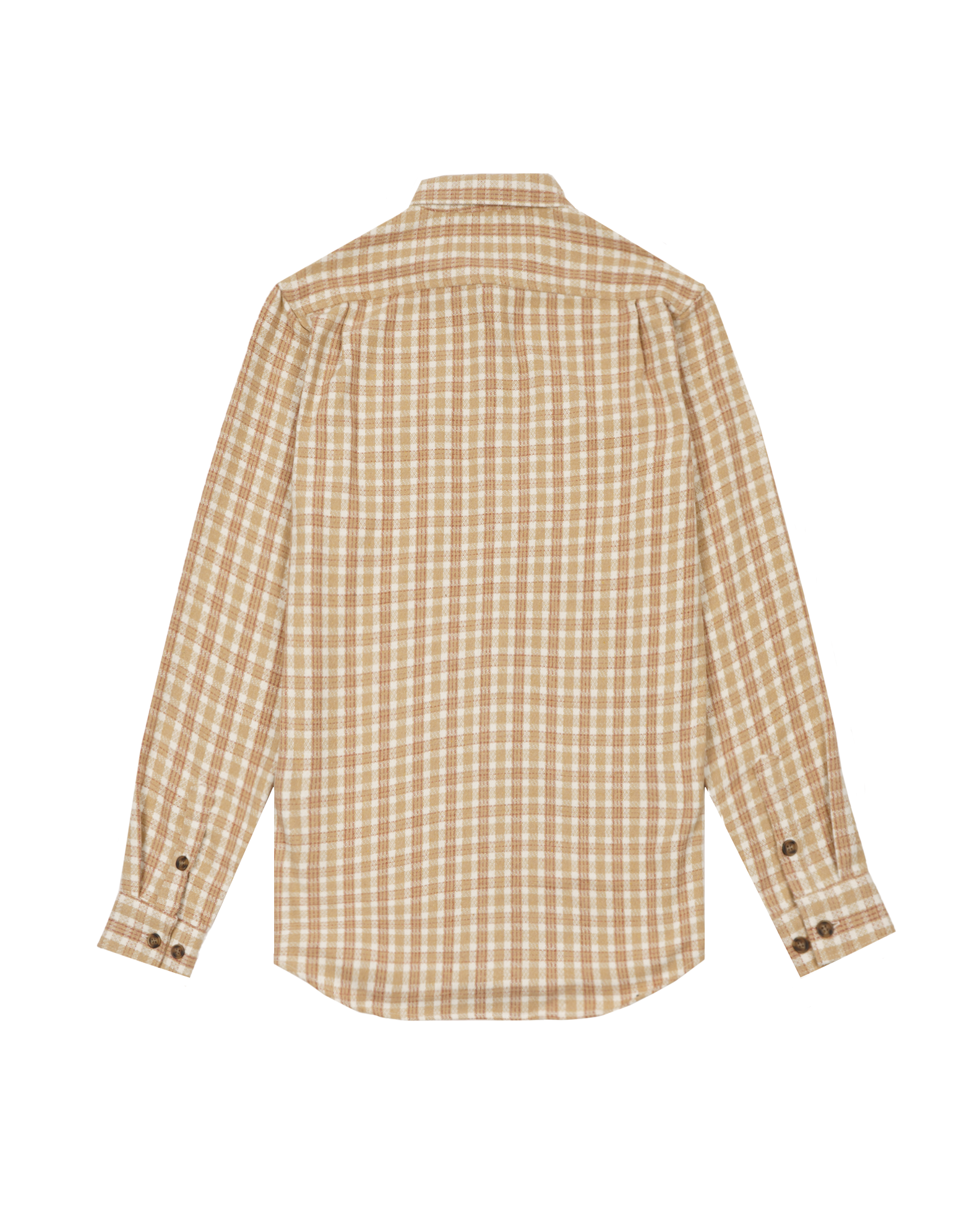 Wheaten Woven L/S Flannel - Khaki