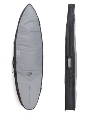 Creatures Of Leisure Shortboard Double Titanium : Titanium Black - 6'0 Surfboard Bag