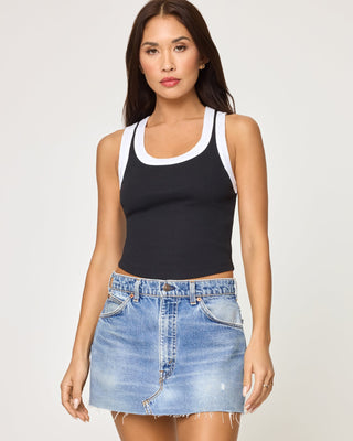 L*Space Women's Ash Tank - Black White