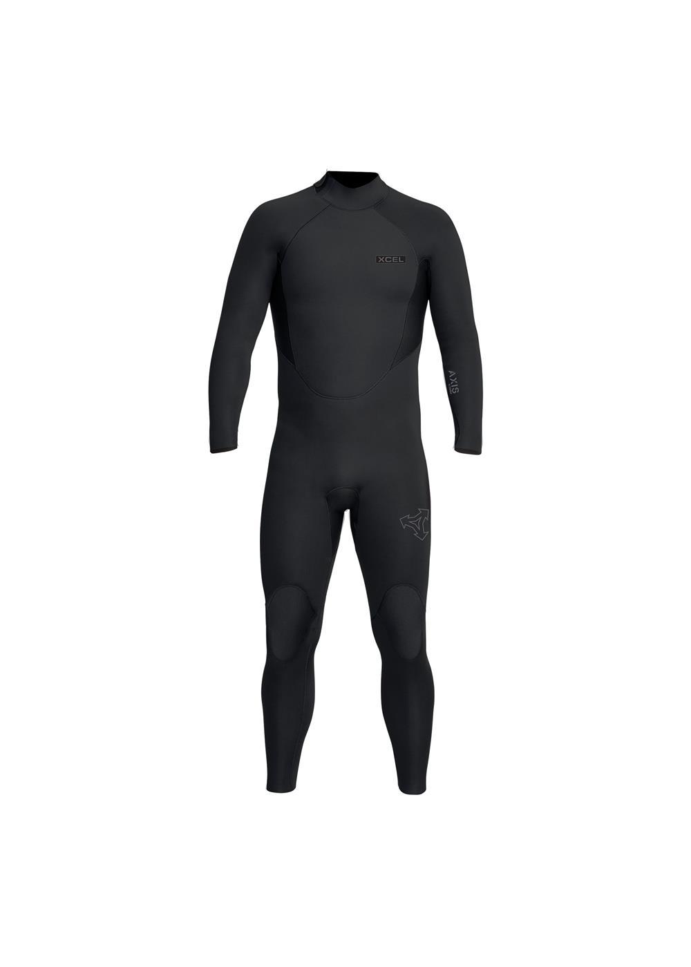 Men's Axis Back Zip Full Wetsuit 3/2mm - Black