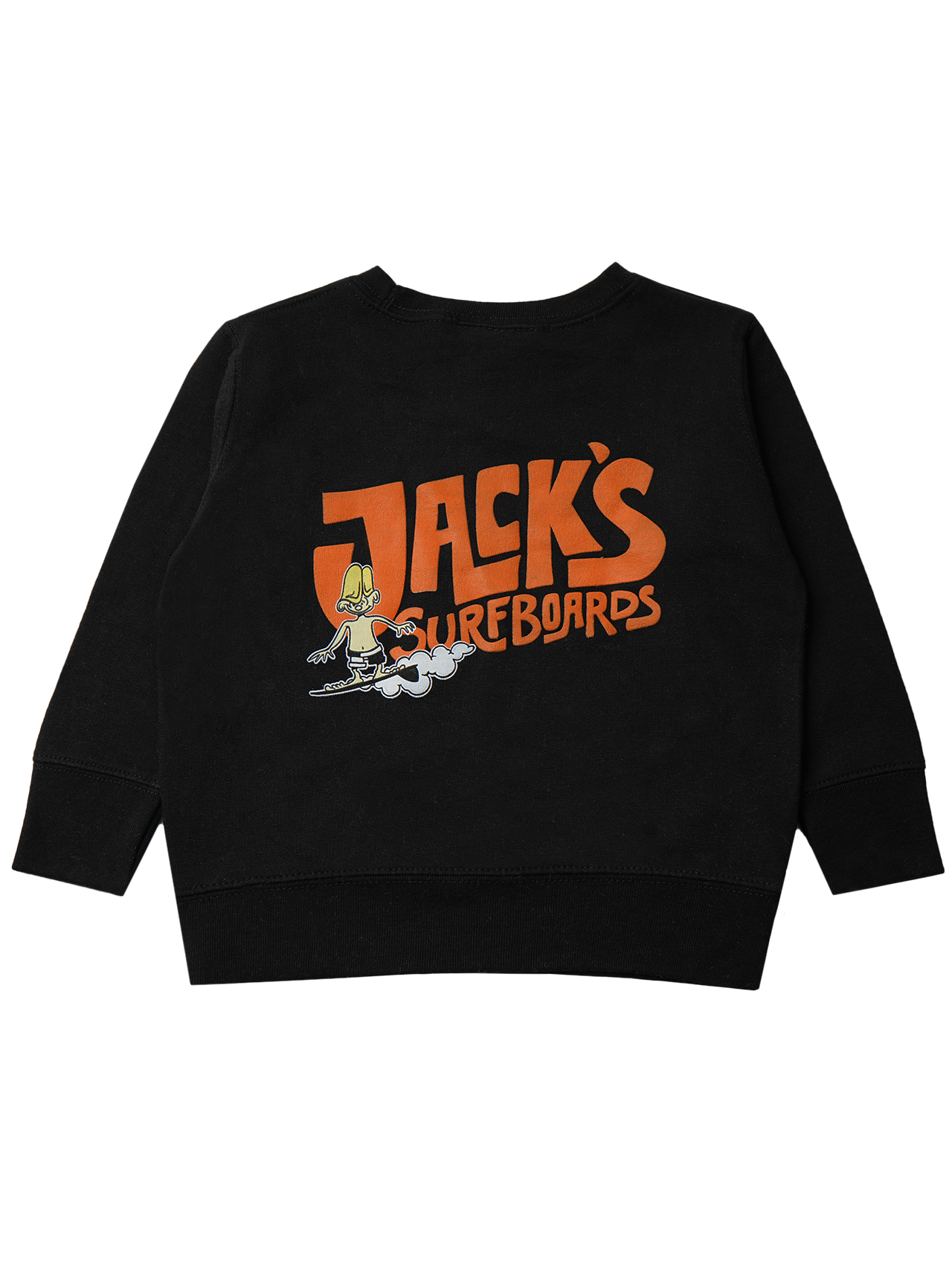 Jack's Surfboard's Toddler's (2-7) Floater Crewneck Sweatshirt - Black